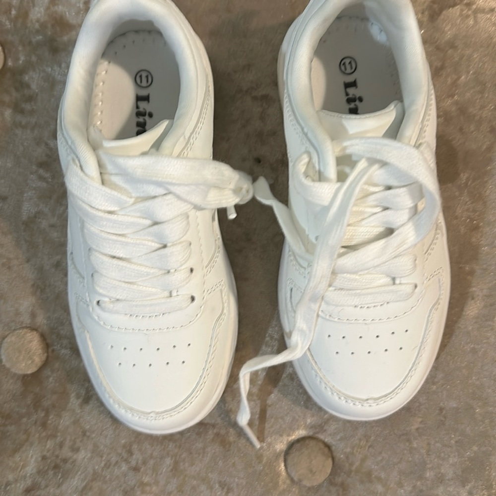 Kids White Sneakers